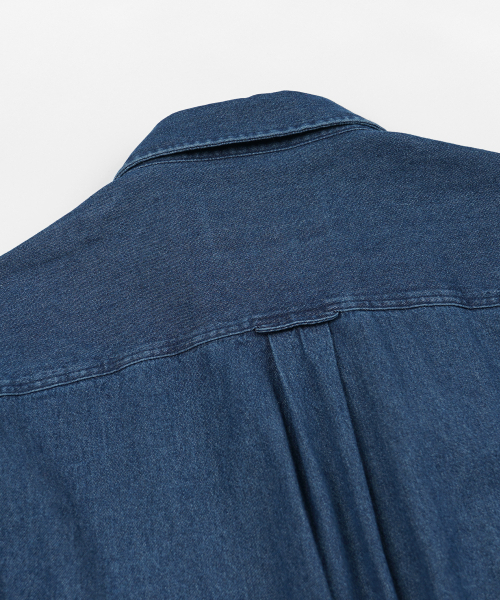 FRIZMWORKS(フリズムワークス)の「BLEACH DENIM UTILITY SHIRT _ WASHED INDIGO(シャツ/ブラウス・メンズ・その他・SMALL/MEDIUM/LARGE/X-LARGE)」の8枚目の写真