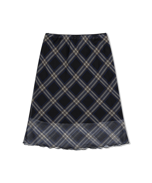 MOAA（モア）の「Mesh Mood Skirt (Midnight PLAID)（スカート・レディース・その他・SMALL/MEDIUM/LARGE）」の2枚目の写真