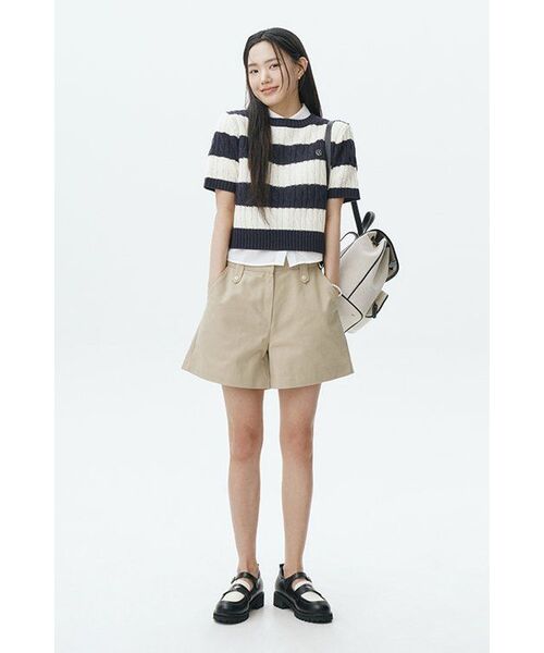MUSINSA STANDARD WOMAN（ムシンサスタンダードウーマン）の「ウィメンズリネンライク半袖シャツ[エクリュ]（シャツ/ブラウス・レディース・その他・SMALL/MEDIUM/LARGE/X-SMALL）」の11枚目の写真