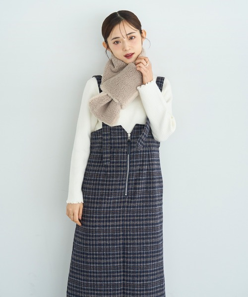 リバーシブルファーティペット【585096】（マフラー）｜mil（ミル）の