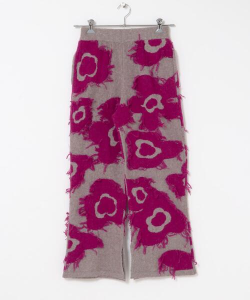THE GOODLAND MARKET(ザグッドランドマーケット)の「cwtch UTOPIA FLOWER KNIT PANTS(ニット/セーター・レディース・グレー系その他/ブラウン系その他・FREE)」の12枚目の写真