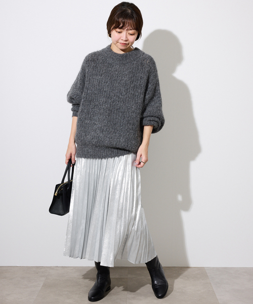 ハクプリントプリーツスカート（スカート）｜SLOBE IENA