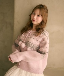 予約商品】カーディガン/ボレロ（ピンク/桃色系）ファッション通販