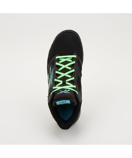 Reebok(リーボック)の「エンジン LT / ENGINE LT(スニーカー・メンズ・ブラック×グリーン・25.0cm/25.5cm/26.5cm/27.0cm/27.5cm/28.0cm/28.5cm/29.0cm/30.0cm)」の5枚目の写真