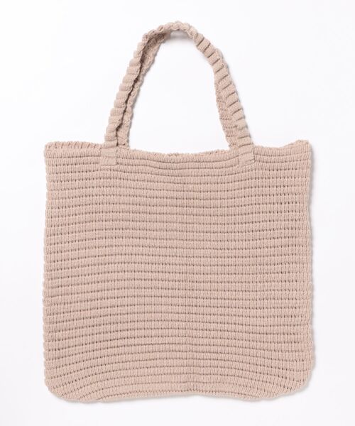apres jour clair（アプレジュールクレア）の「【apres jour clair】ニットトートバッグ（トートバッグ・レディース・ブラウン系その他/ベージュ・FREE）」の9枚目の写真