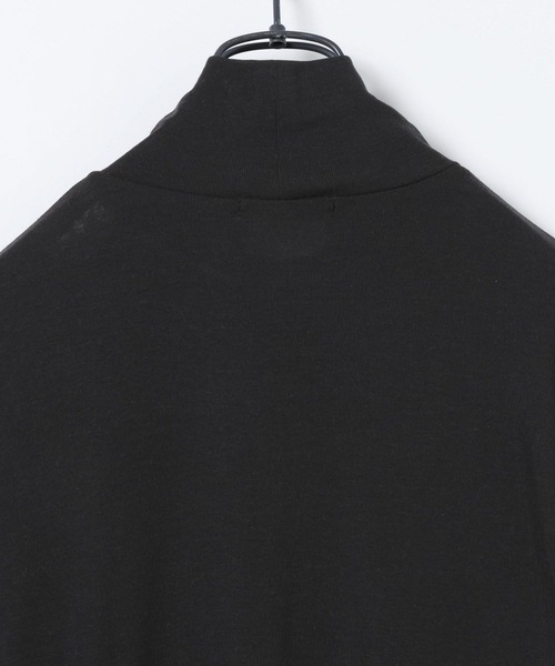 JEANASIS（ジーナシス）の「シルキータッチハイネックLS TEE/629910（Tシャツ/カットソー・レディース・ブラック/ホワイト/レッド・FREE）」の9枚目の写真