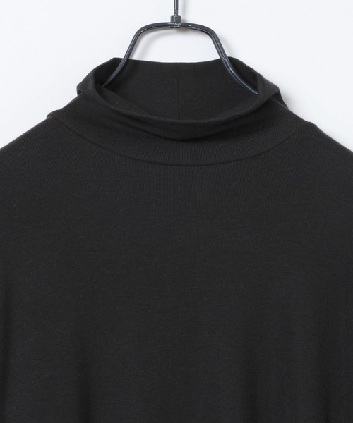 JEANASIS（ジーナシス）の「シルキータッチハイネックLS TEE/629910（Tシャツ/カットソー・レディース・ブラック/ホワイト/レッド・FREE）」の5枚目の写真