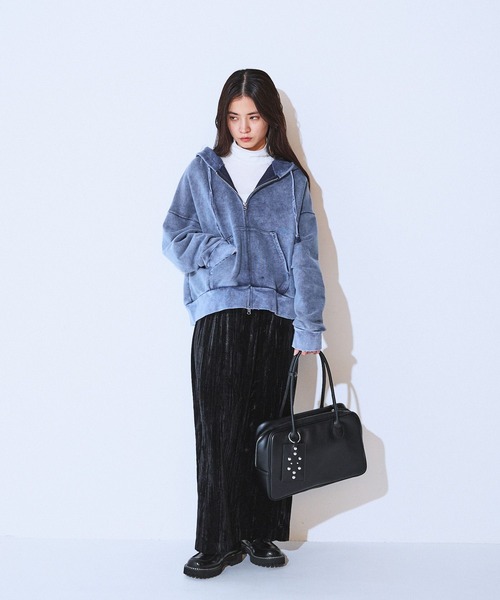 JEANASIS（ジーナシス）の「シルキータッチハイネックLS TEE/629910（Tシャツ/カットソー・レディース・ブラック/ホワイト/レッド・FREE）」の16枚目の写真