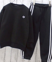 SHISKY（シスキー）の「裏起毛　2本ライン　セットアップ　上下セット（セットアップ）」