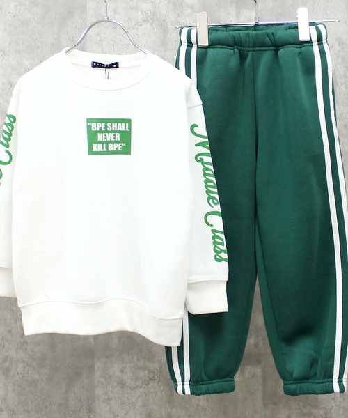 裏起毛 2本ライン セットアップ 上下セット（セットアップ）｜SHISKY