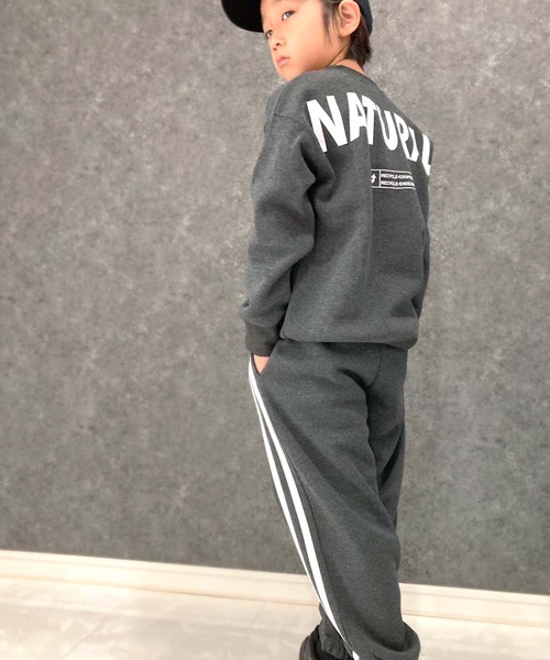 セール】裏起毛 2本ライン セットアップ 上下セット（セットアップ