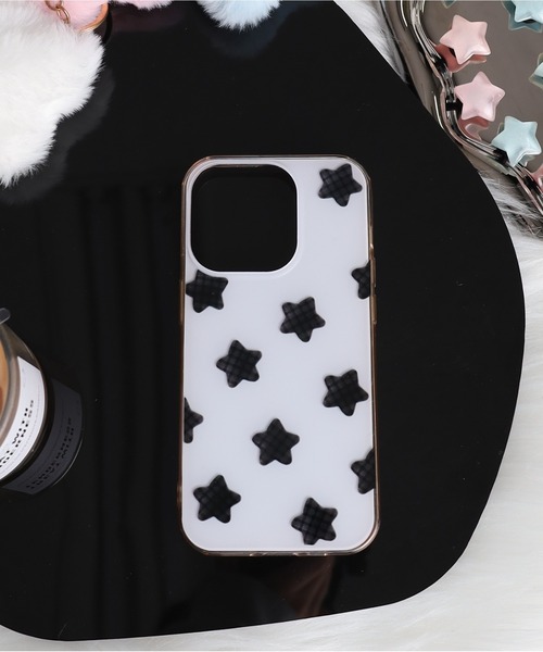 Vini（ヴィニ）の「星のスマホケース（IP13・14・15．16対応）（スマホケース/カバー・レディース・グリーン系その他/ホワイト×ブラック/イエロー× ブルー・iPhone 13/iPhone 14/iPhone 15/iPhone 16/iPhone 14 Pro/iPhone 16 Pro/iPhone 15 Pro）」の8枚目の写真