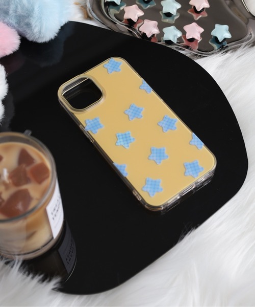 Vini（ヴィニ）の「星のスマホケース（IP13・14・15．16対応）（スマホケース/カバー・レディース・グリーン系その他/ホワイト×ブラック/イエロー× ブルー・iPhone 13/iPhone 14/iPhone 15/iPhone 16/iPhone 14 Pro/iPhone 16 Pro/iPhone 15 Pro）」の11枚目の写真