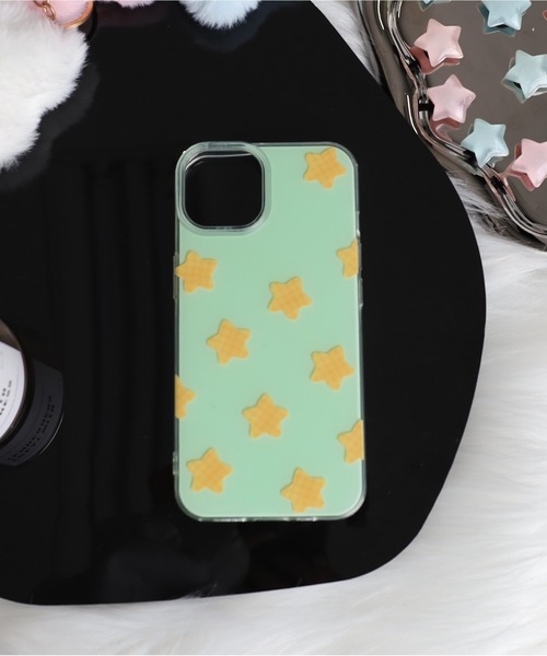 Vini（ヴィニ）の「星のスマホケース（IP13・14・15．16対応）（スマホケース/カバー・レディース・グリーン系その他/ホワイト×ブラック/イエロー× ブルー・iPhone 13/iPhone 14/iPhone 15/iPhone 16/iPhone 14 Pro/iPhone 16 Pro/iPhone 15 Pro）」の16枚目の写真