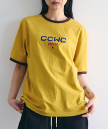 CCWC（シーシーダブリュシー）の「RINGER SS TEE MUSTARD（Tシャツ/カットソー）」