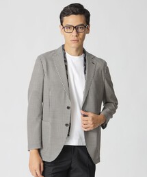 Paul Stuart（ポールスチュアート）の「【STUART'S　TRAVELER】マナードシェパードチェックジャケット（テーラードジャケット・メンズ）」