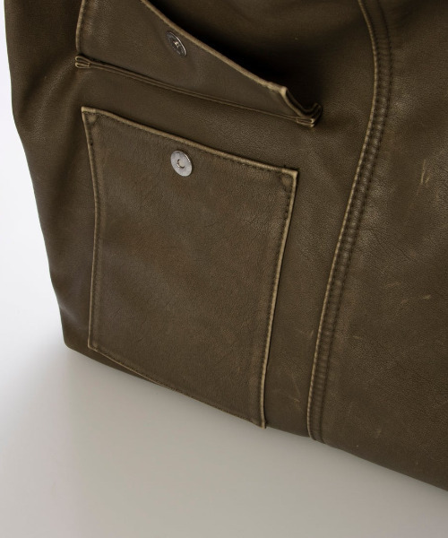 cache cache（カシュ カシュ）の「カシュカシュ cachechche / ウォッシュ加工ベルトショルダー（ショルダーバッグ・レディース・ネイビー/レッド/カーキ・FREE）」の7枚目の写真