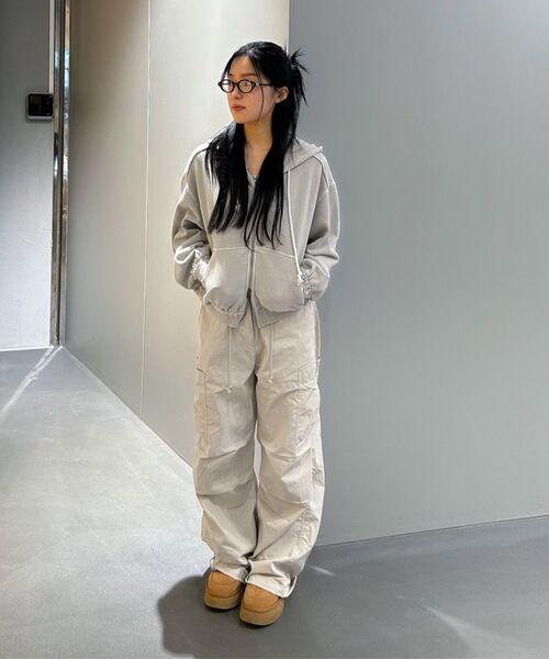 INSILENCE WOMEN(インサイレンスウーマン)の「コットンユーティリティパンツライトベージュ(その他パンツ・レディース・その他・LARGE)」の3枚目の写真