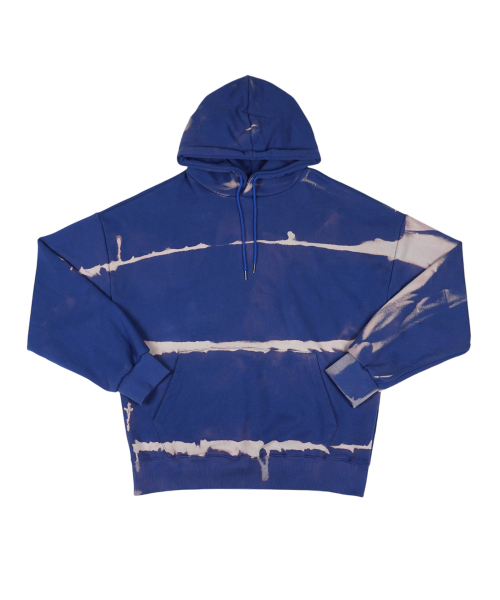 BORN SLIPPY(ボーンスリッピー)の「Addicted Stripe Hoodie (Ocean Blossom)(パーカー・レディース・その他・FREE)」の1枚目の写真
