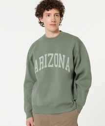 coca（coca）（コカ）の「ポリウーリーロゴクルーネックニット（ニット/セーター）」