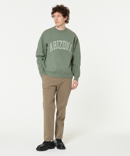 coca（coca）（コカ）の「ポリウーリーロゴクルーネックニット（ニット/セーター・メンズ・ライトブルー/カーキ/チャコール/ネイビー・L/XL/M）」の20枚目の写真