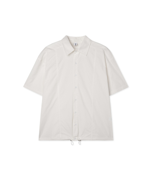APOSTROPHE COMMA(アポストロフィコンマ)の「カーブラインウォッシング半袖シャツ_ライトブルー(シャツ/ブラウス・メンズ・その他・LARGE/MEDIUM/SMALL)」の5枚目の写真