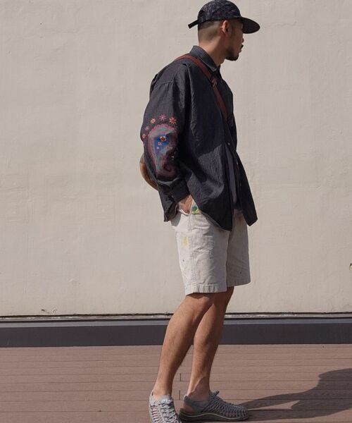 A NOTHING(アナッシング)の「ペイズリープリントデニムプリーツシャツ(ブルー)(シャツ/ブラウス・レディース・その他・SMALL/MEDIUM/LARGE)」の11枚目の写真