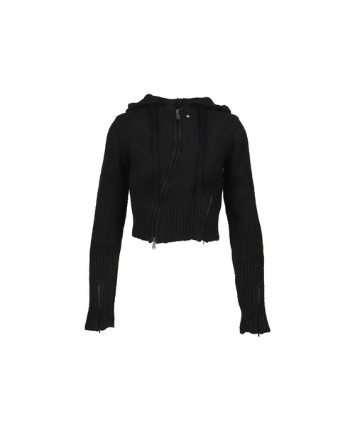 MORO KNITTED HOODIE ZIP-UP(パーカー)|VACANT Archive(ベイカント MORO KNITTED HOODIE ZIP-UP(パーカー)|VACANT Archive(ベイカント