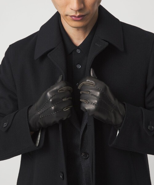 セール】＜GIGLIO FIORENTINO＞ナッパレザー グローブ（手袋）｜green