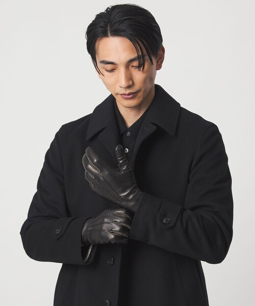 セール】＜GIGLIO FIORENTINO＞ナッパレザー グローブ（手袋）｜green