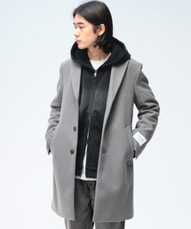 SAKAZEN｜サカゼンのチェスターコート（グレー/灰色系・無地）通販