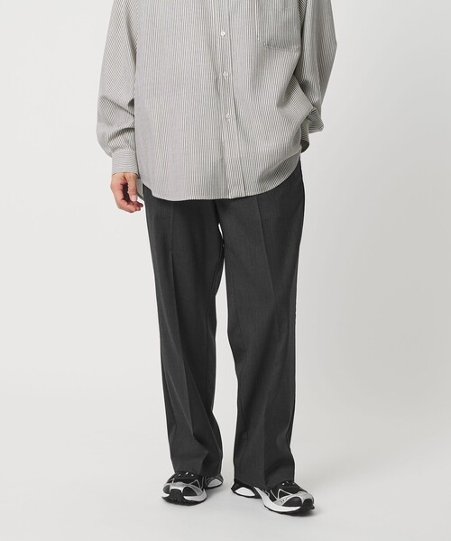 Dickies（ディッキーズ）の「＜Dickies×koti BEAUTY&YOUTH＞メリノ ウール イージー パンツ（スラックス・メンズ・ブラック/ダークブラウン/ダークグレー・30inch/34inch/32inch）」の2枚目の写真