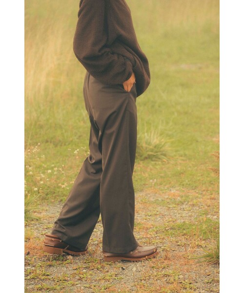Dickies（ディッキーズ）の「＜Dickies×koti BEAUTY&YOUTH＞メリノ ウール イージー パンツ（スラックス・メンズ・ブラック/ダークブラウン/ダークグレー・30inch/34inch/32inch）」の10枚目の写真