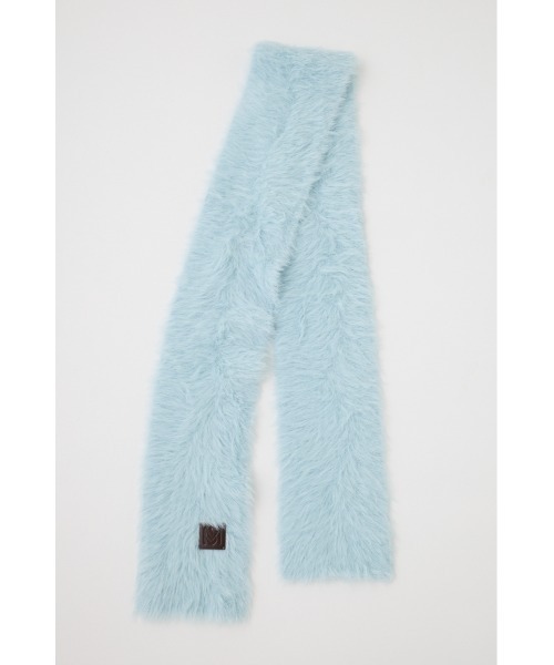 MOUSSY（マウジー）の「FLUFFY KNIT スカーフ（バンダナ/スカーフ・レディース・グレー/ライトブルー/ベージュ・FREE）」の12枚目の写真