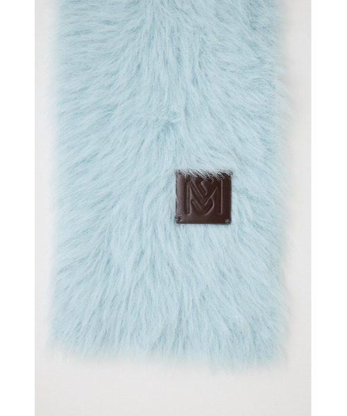 MOUSSY（マウジー）の「FLUFFY KNIT スカーフ（バンダナ/スカーフ・レディース・グレー/ライトブルー/ベージュ・FREE）」の14枚目の写真