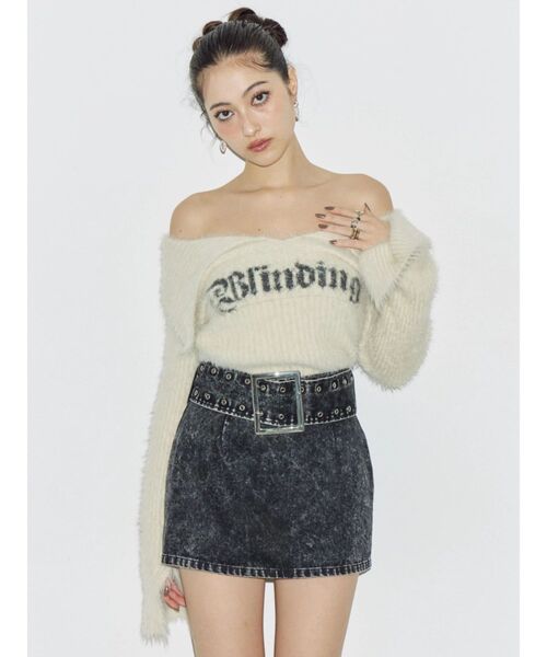 EVRIS（エヴリス）の「タイトワイドベルトミニスカート（スカート・レディース・その他1/ブラック・SMALL/MEDIUM）」の11枚目の写真