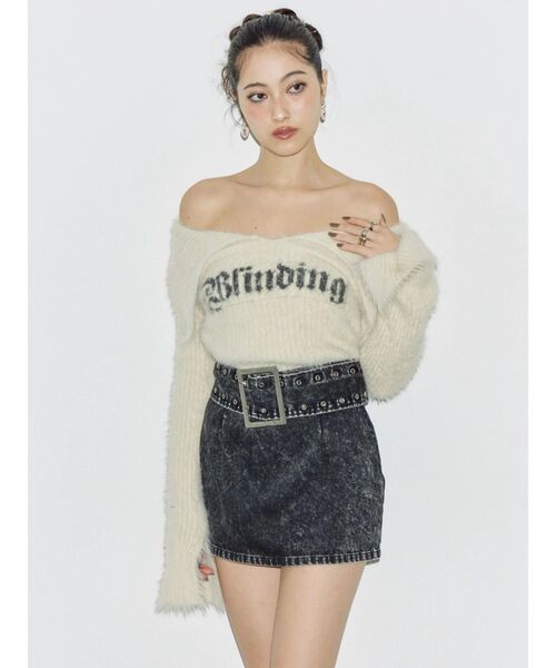 EVRIS（エヴリス）の「タイトワイドベルトミニスカート（スカート・レディース・その他1/ブラック・SMALL/MEDIUM）」の12枚目の写真