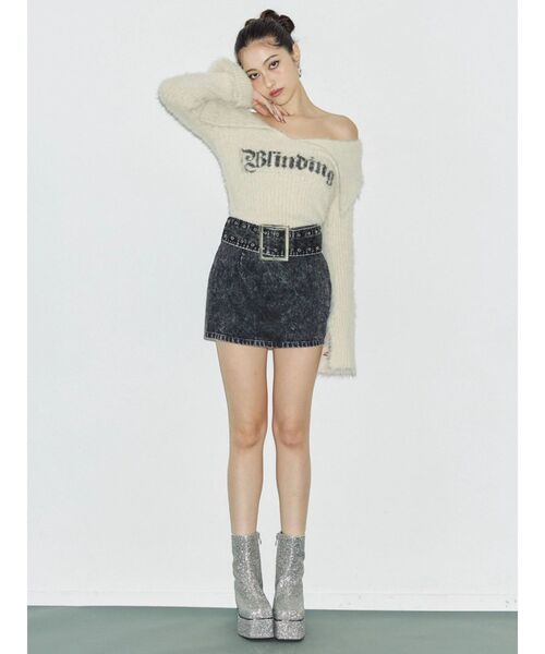 EVRIS（エヴリス）の「タイトワイドベルトミニスカート（スカート・レディース・その他1/ブラック・SMALL/MEDIUM）」の16枚目の写真