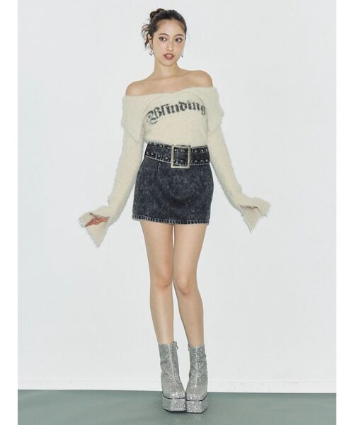 EVRIS（エヴリス）の「タイトワイドベルトミニスカート（スカート・レディース・その他1/ブラック・SMALL/MEDIUM）」の18枚目の写真