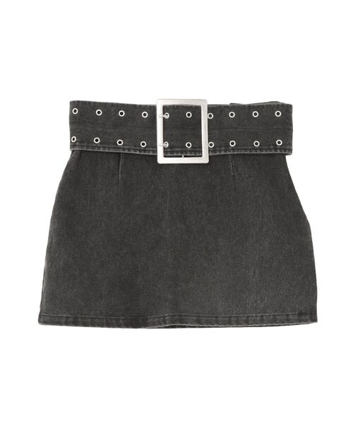 EVRIS（エヴリス）の「タイトワイドベルトミニスカート（スカート・レディース・その他1/ブラック・SMALL/MEDIUM）」の10枚目の写真