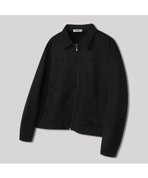 POLYGRAM（ポリグラム）の「セミクロップスエードクラシックジップアップジャケット - 4カラー（ライダースジャケット）」