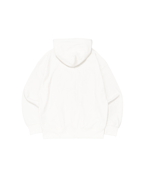 BECANVAS(ビキャンバス)の「BECANVAS SPECIAL INTERLOCK OVERFIT HOOD ZIP-UP (WHITE)(パーカー・レディース・ホワイト・SMALL/LARGE/MEDIUM/X-LARGE)」の2枚目の写真