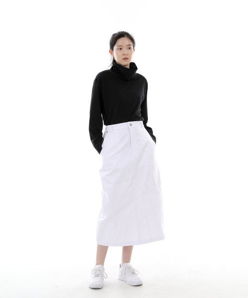 SAINTCREW(セントクルー)の「ワイドドームハーフバンドロングスカート WDH-1303 ホワイト(スカート・レディース・その他・MEDIUM/LARGE/X-LARGE)」の2枚目の写真