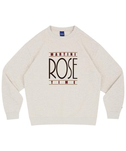 STAFF ONLY(スタッフオンリー)の「MARTINI ROSE SWEATSHIRT (MELANGE IVORY)(スウェット・メンズ・その他・MEDIUM/LARGE)」の1枚目の写真