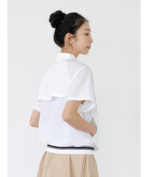 NITINA（ニティナ）の「ウィンドブレーキベスト WH（ベスト・レディース・ホワイト・SMALL/MEDIUM）」の4枚目の写真