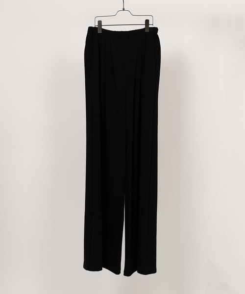 KEISUKEYOSHIDA（ケイスケヨシダ）の「Tuck Sweat Trousers（スウェットパンツ・レディース・ブラック/ベージュ・M/L）」の13枚目の写真