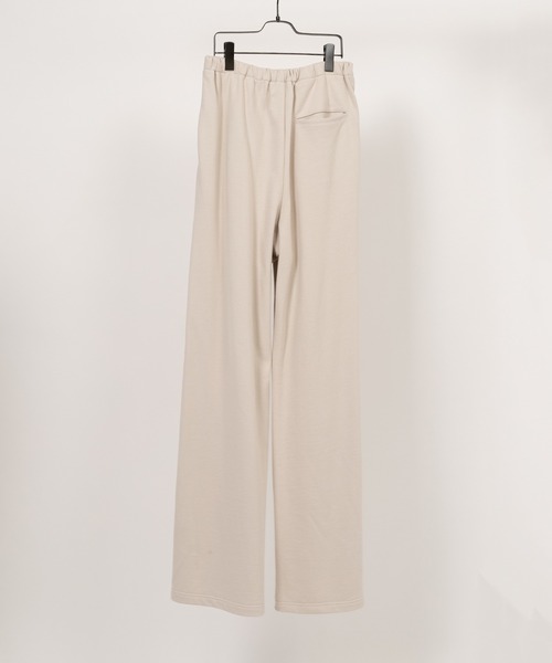 KEISUKEYOSHIDA（ケイスケヨシダ）の「Tuck Sweat Trousers（スウェットパンツ・レディース・ブラック/ベージュ・M/L）」の15枚目の写真