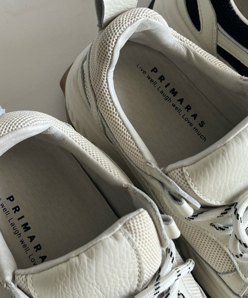 merrylatte（メリーラテ）の「厚底P-sneakerスニーカー【Primaras】（スニーカー・レディース・ホワイト・S/M/L）」の6枚目の写真