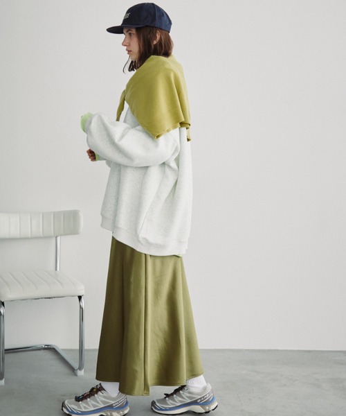 Auntie Rosa Holiday(アンティローザホリデー)の「ヴィンテージサテンフレアスカート(スカート・レディース・ブラック/グリーン/ブラウン/グレー・FREE)」の13枚目の写真