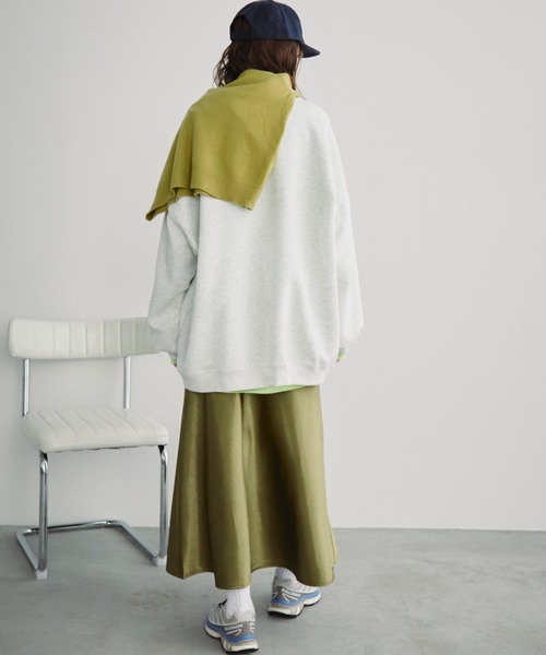 Auntie Rosa Holiday(アンティローザホリデー)の「ヴィンテージサテンフレアスカート(スカート・レディース・ブラック/グリーン/ブラウン/グレー・FREE)」の14枚目の写真